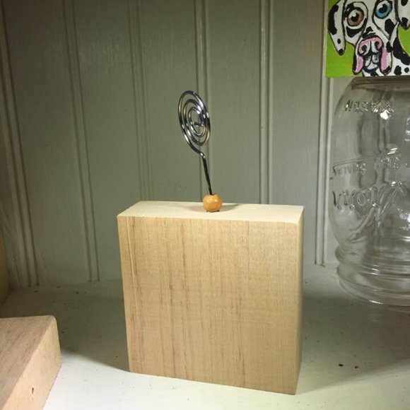 Nana's Kitchen wooden block photo display clip - Picture 3 of 3